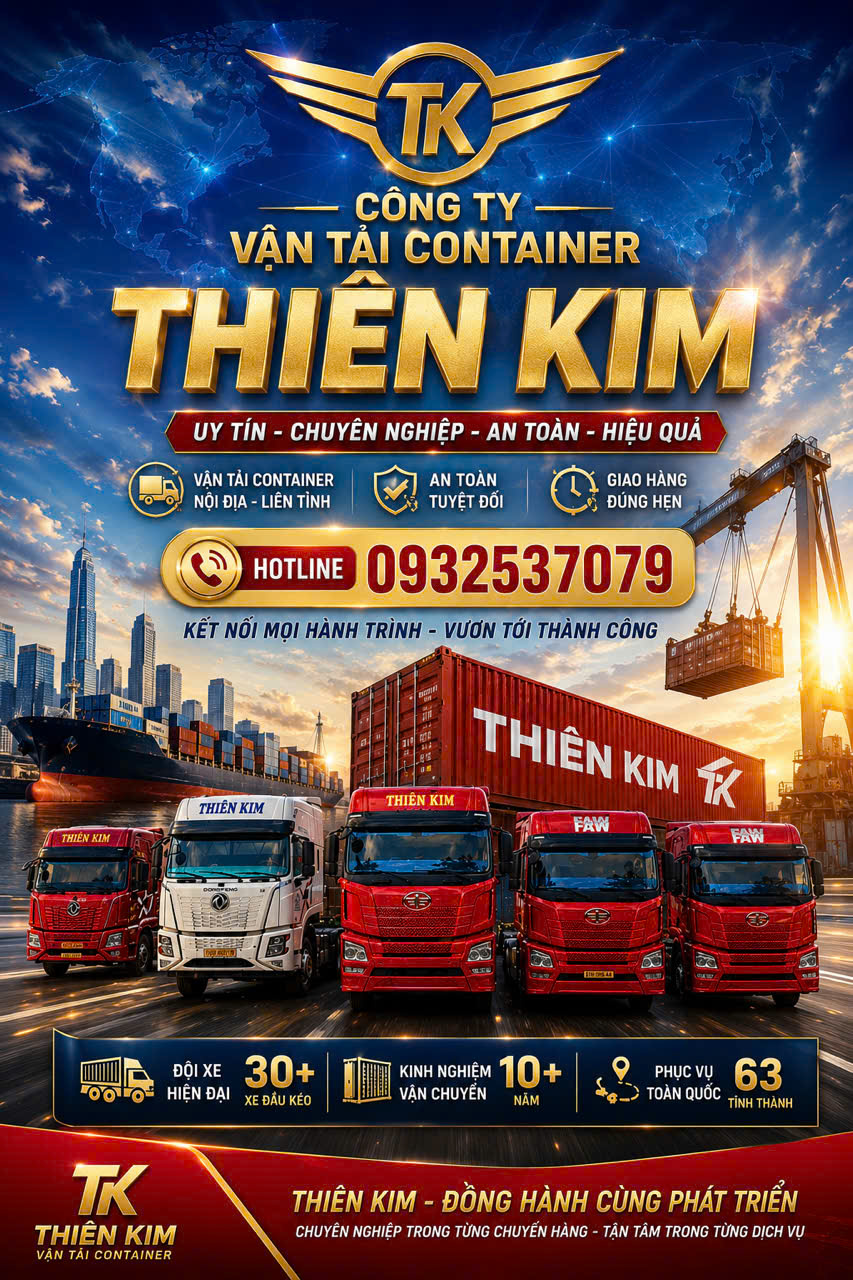 CÔNG TY TNHH DỊCH VỤ VẬN TẢI THƯƠNG MẠI THIÊN KIM